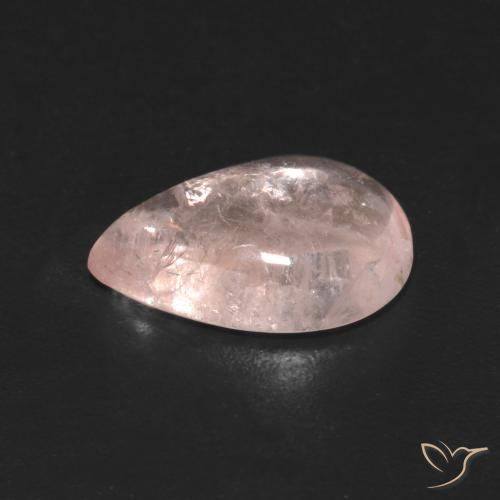Morganita Rosado medio natural de 2.70 ct, En forma de pera, Transparente
