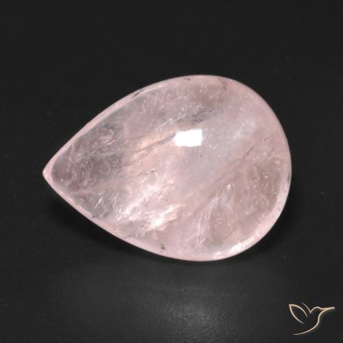 7.57ct Natural Rosado coral Morganita, En forma de pera, Transparente