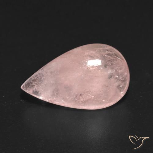 4.49ct Natural Rosado flamingo Morganita, En forma de pera, Transparente