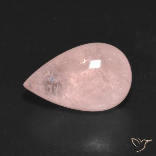 4.86ct Natural Rosado medio Morganita, En forma de pera, Transparente