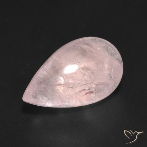 Morganita Rosado claro natural de 7.14 ct, En forma de pera, Transparente