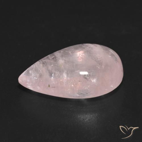 Morganita Rosado claro natural de 7.14 ct, En forma de pera, Transparente