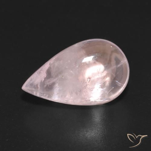 Morganita Rosa rosado natural de 5.30 ct, En forma de pera, Transparente