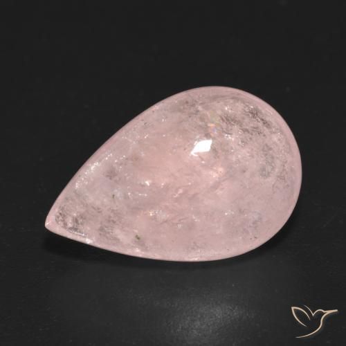 7.23ct Natural Rosado claro Morganita, En forma de pera, Transparente