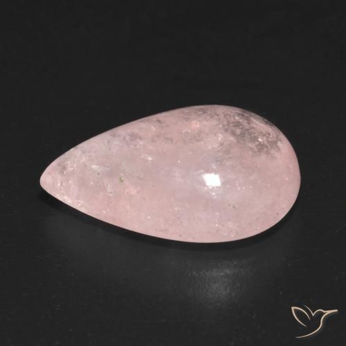 Morganita Rosado claro natural de 7.23 ct, En forma de pera, Transparente