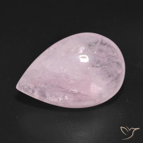 9.65ct Natural Rosado Bubblegum Morganita, En forma de pera, Transparente