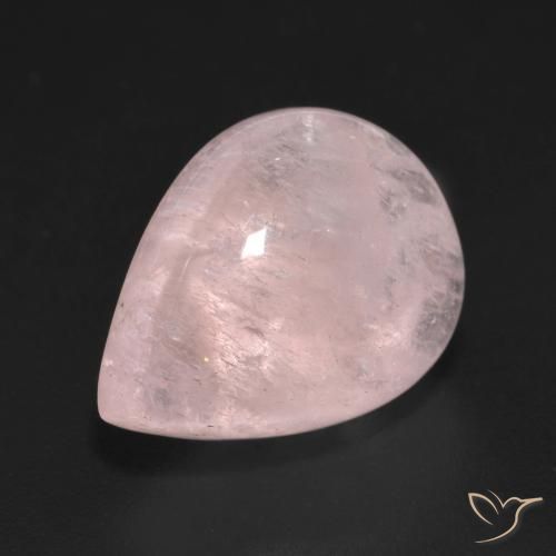Morganita Rosado claro natural de 10.00 ct, En forma de pera, Transparente
