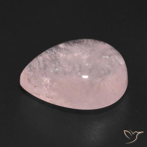 Morganita Rosado claro natural de 10.00 ct, En forma de pera, Transparente