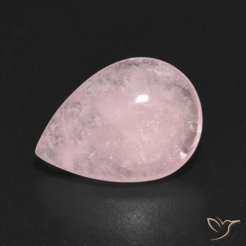4.31ct Natural Rosado durazno claro Morganita, En forma de pera, Transparente