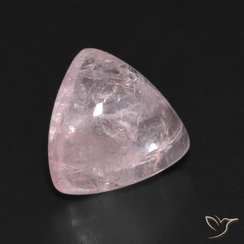 Morganita Rosado coral natural de 4.11 ct, Trillón, Transparente