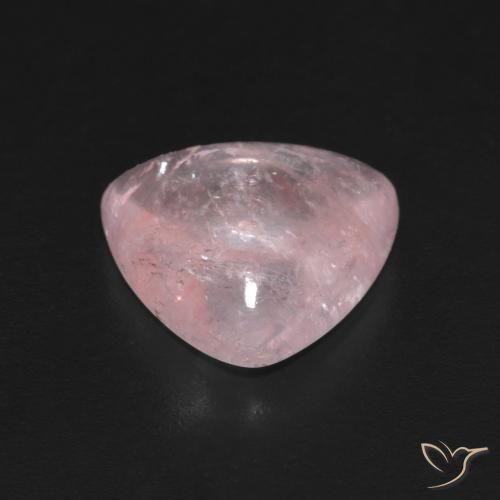 Morganita Rosado coral natural de 4.11 ct, Trillón, Transparente