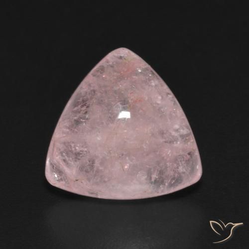 4.18ct Natural Rosado coral claro Morganita, Trillón, Transparente