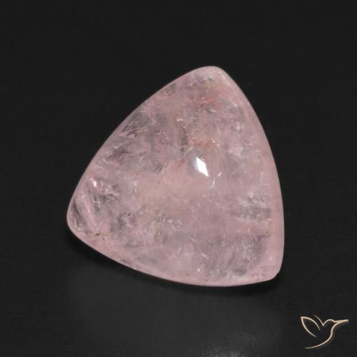 Morganita Rosado coral claro natural de 4.18 ct, Trillón, Transparente