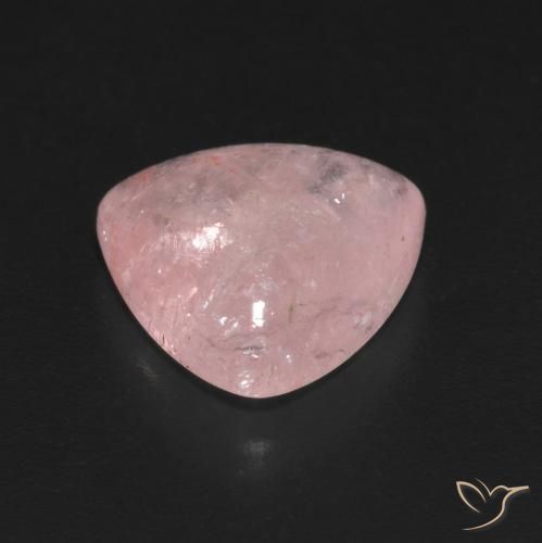 Morganita Rosado coral claro natural de 4.18 ct, Trillón, Transparente