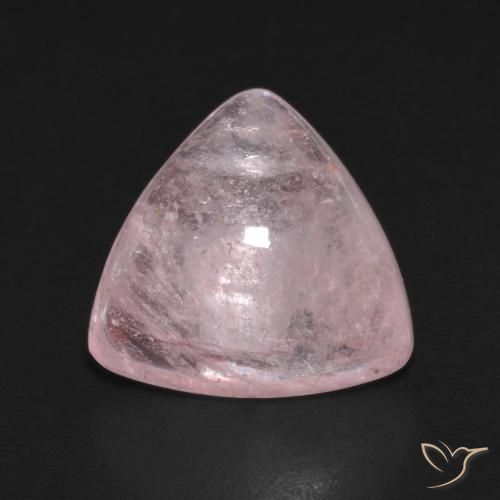 5.33ct Natural Rosado coral Morganita, Trillón, Transparente