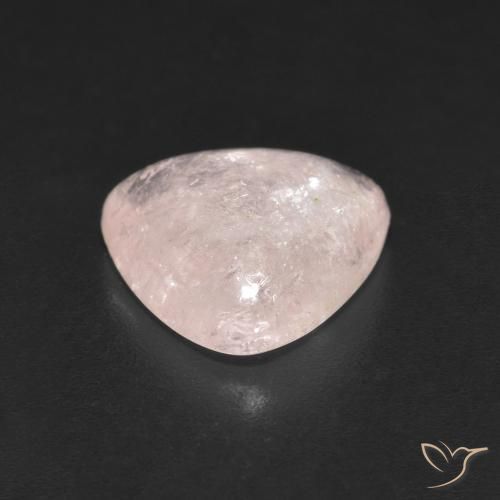 Morganita Rosado flamingo natural de 2.95 ct, Trillón, Transparente