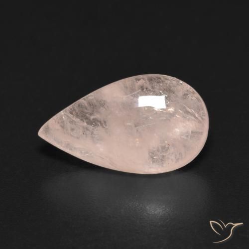 3.58ct Natural Rosa rosado Morganita, En forma de pera, Transparente