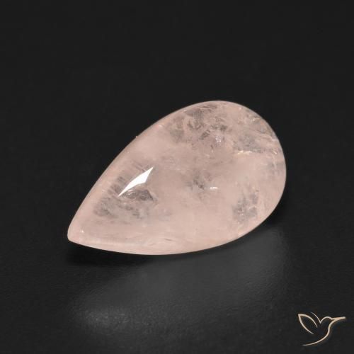 Morganita Rosa rosado natural de 3.58 ct, En forma de pera, Transparente