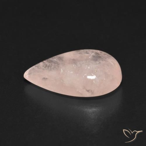 Morganita Rosa rosado natural de 3.58 ct, En forma de pera, Transparente