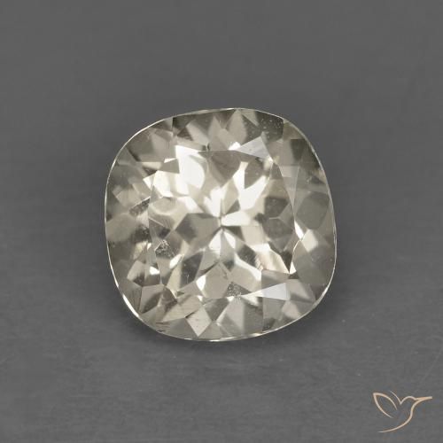 0.89ct Natural Amarillo claro morganita, Forma Cojín, VS