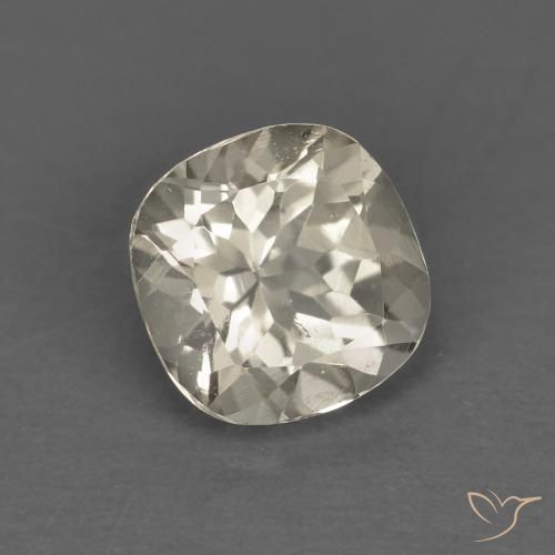 Morganita Amarillo claro natural de 0.89 ct, Forma Cojín, VS