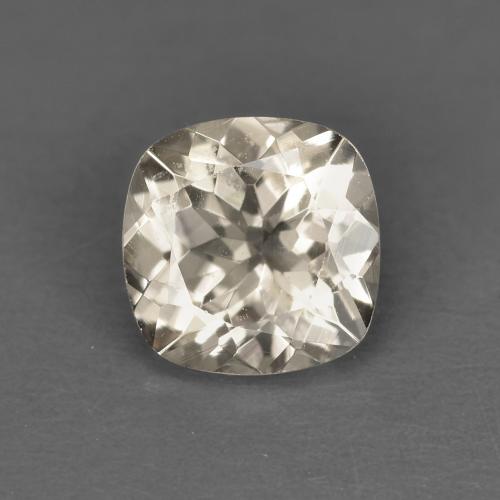 Morganita dorado natural de 0,81 ct, corte cojín, VS