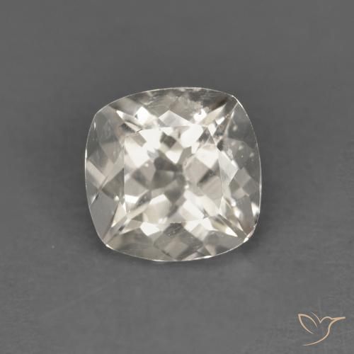 0.82ct Natural Dorado claro Morganita, Forma Cojín, VS