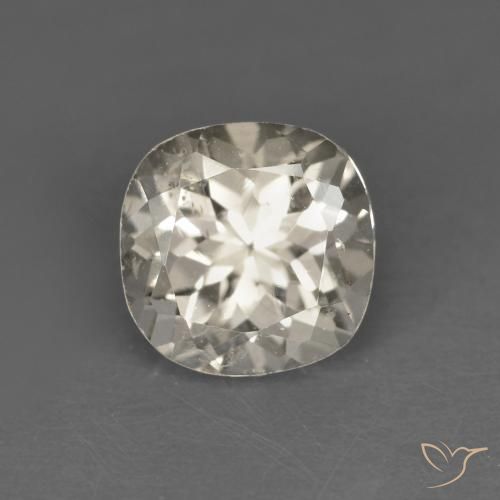 0.90ct Natural Dorado claro Morganita, Forma Cojín, VS