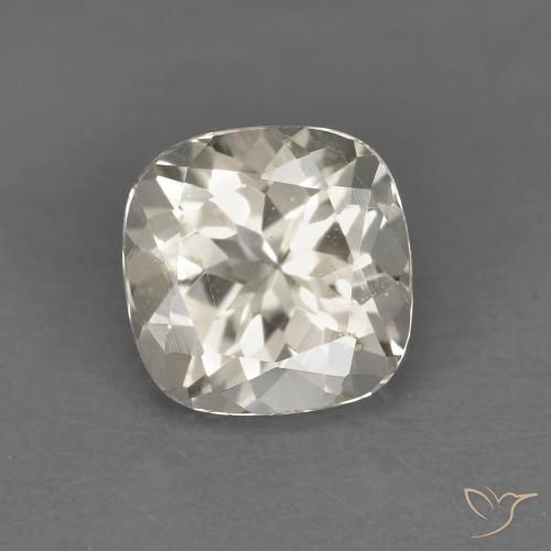0.95ct Natural Dorado claro Morganita, Forma Cojín, VS