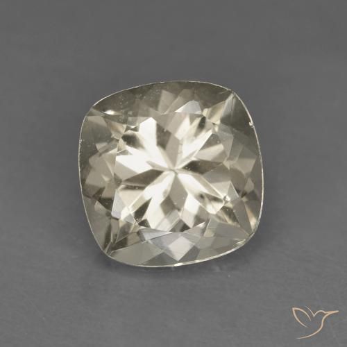 1.05ct Natural Dorado claro morganita, Forma Cojín, VS