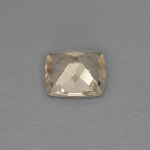 Morganita dorado natural de 0,68 ct, corte cojín, VS