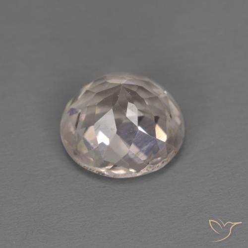 Morganita Rosado muy claro natural de 1.35 ct, Redondo, VVS