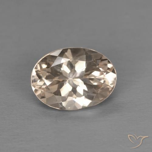 1.14ct Natural Rosado salmón morganita, Ovalada, VVS-VS