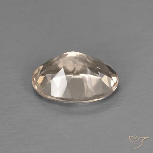 Morganita Rosado salmón natural de 1.14 ct, Ovalada, VVS-VS