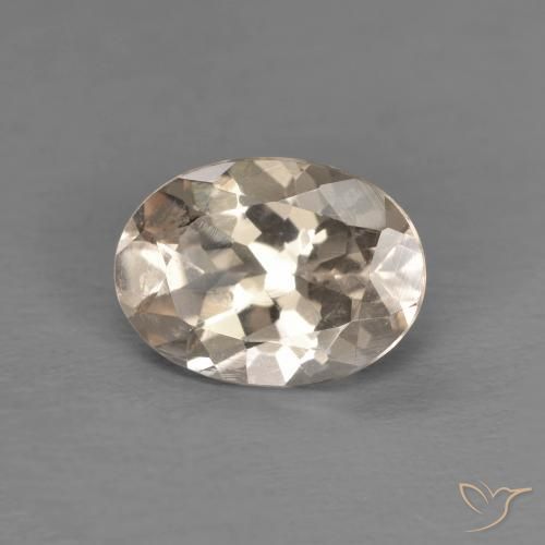 Morganita Dorado claro natural de 1.12 ct, Ovalada, VVS-VS