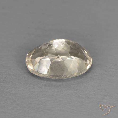 Morganita Dorado claro natural de 1.26 ct, Ovalada, VS