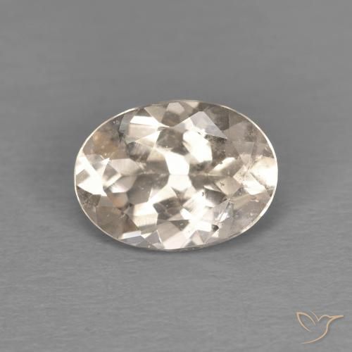 1.08ct Natural Dorado claro morganita, Ovalada, VS