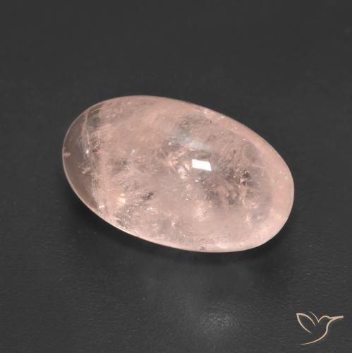 Morganita Rojo indio natural de 5.55 ct, Ovalada, Translúcido