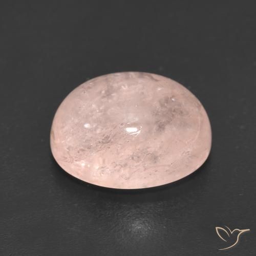 Morganita Rosado medio natural de 5.18 ct, Ovalada, Translúcido