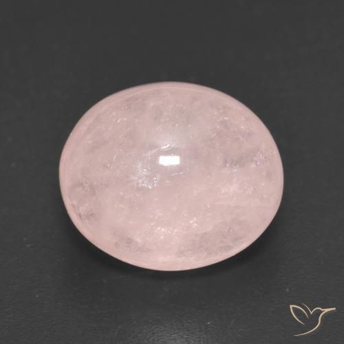 6.17ct Natural Rosado coral claro morganita, Ovalada, Translúcido