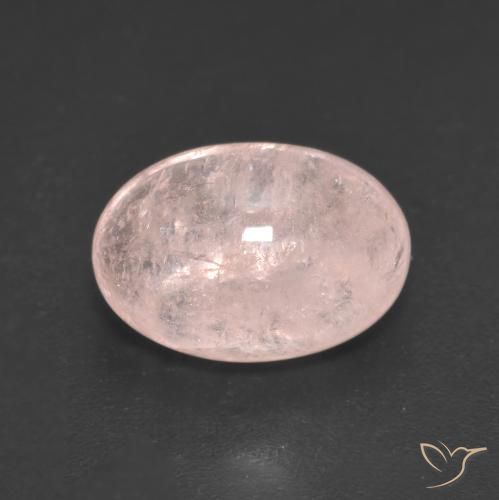 3.97ct Natural Rosado coral morganita, Ovalada, Translúcido