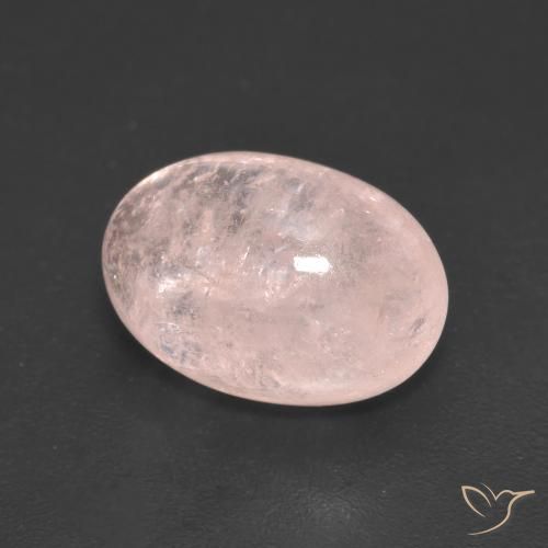 Morganita Rosado coral natural de 3.97 ct, Ovalada, Translúcido