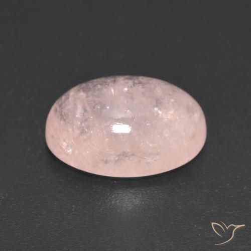 Morganita Rosado coral natural de 3.97 ct, Ovalada, Translúcido