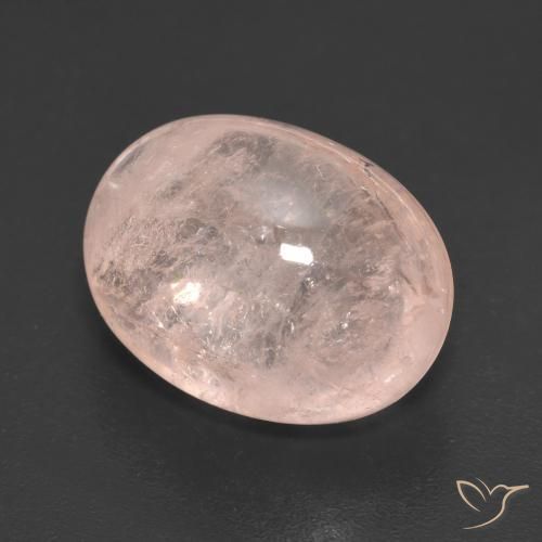 Morganita Rosado medio natural de 9.59 ct, Ovalada, Translúcido