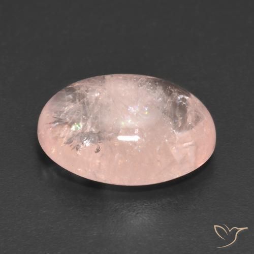 Morganita Rosado claro natural de 7.80 ct, Ovalada, Transparente