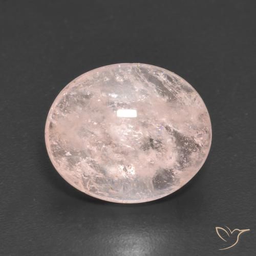3.55ct Natural Rosado claro morganita, Ovalada, Transparente