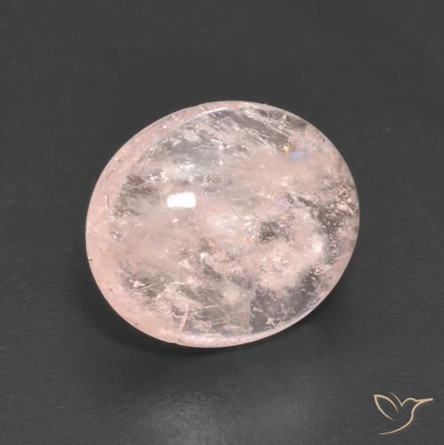 Morganita Rosado claro natural de 3.55 ct, Ovalada, Transparente