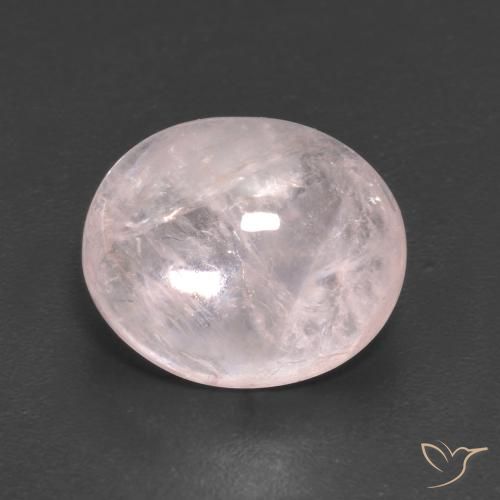 4.43ct Natural Rosado flamingo morganita, Ovalada, Transparente