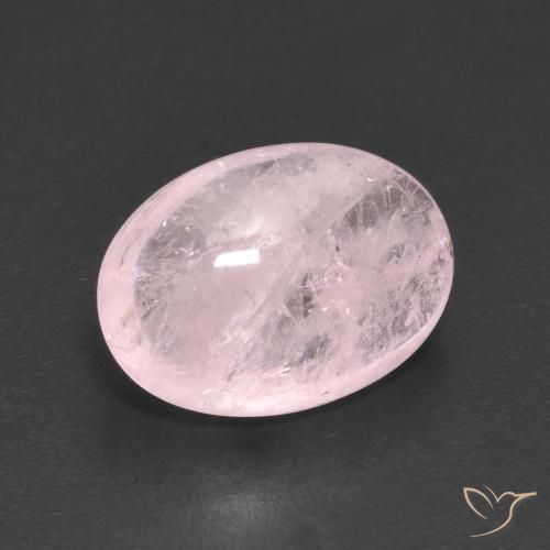 Morganita Rosado coral natural de 4.56 ct, Ovalada, Transparente