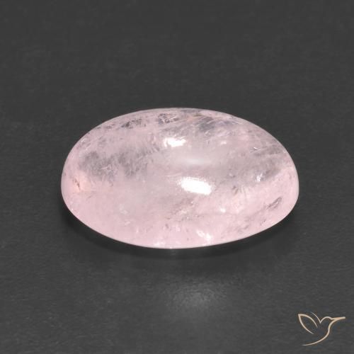 Morganita Rosado coral natural de 4.56 ct, Ovalada, Transparente